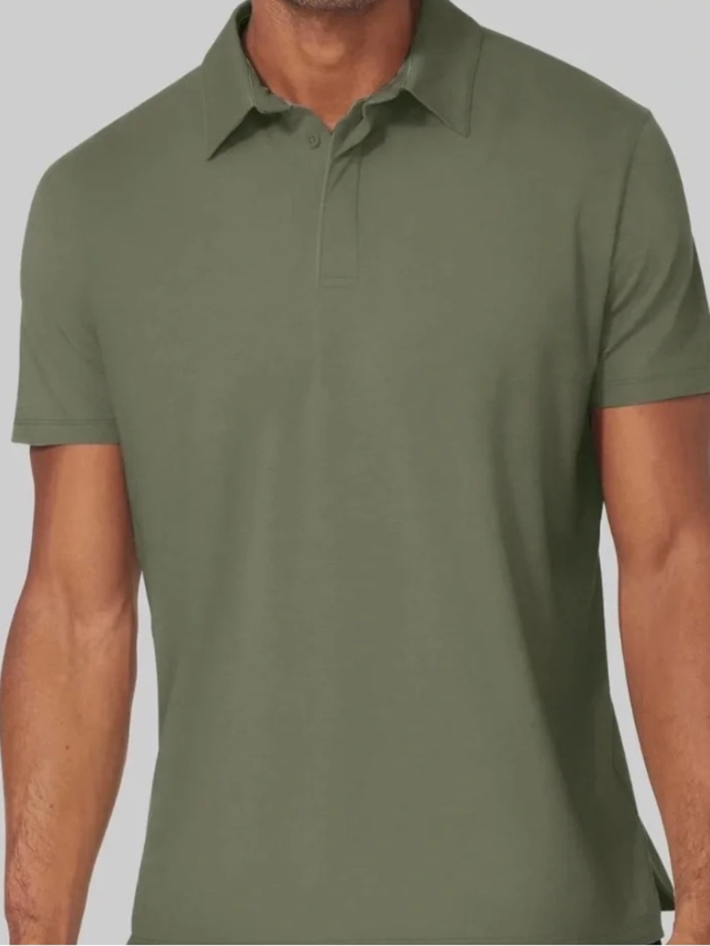 Tommy John Second Skin Men’s Polo Green Size L